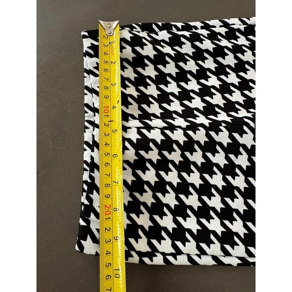 Girl's houndstooth print puff sleeves peplum top flare legs pants set size 4T - Picture 9 of 13